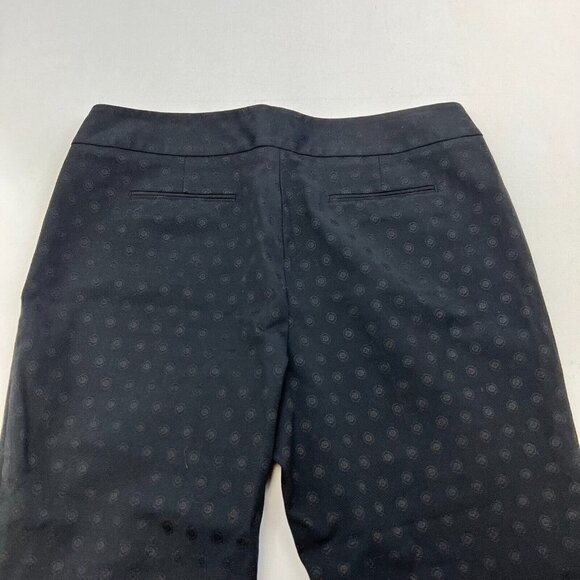 Talbots Heritage Womens Black High Rise Elastic Waist Pull On Ankle Pants Sz 16P - Picture 7 of 9